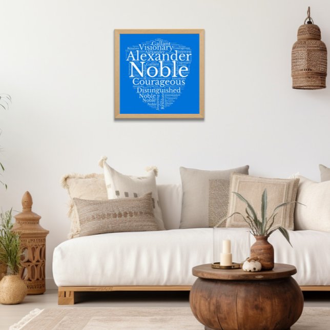 Alexander Name Cloud Customisable Poster (Creator Uploaded)