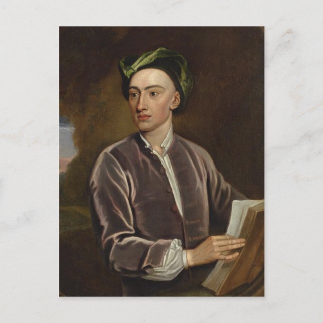 Alexander Pope Postcard (Front)