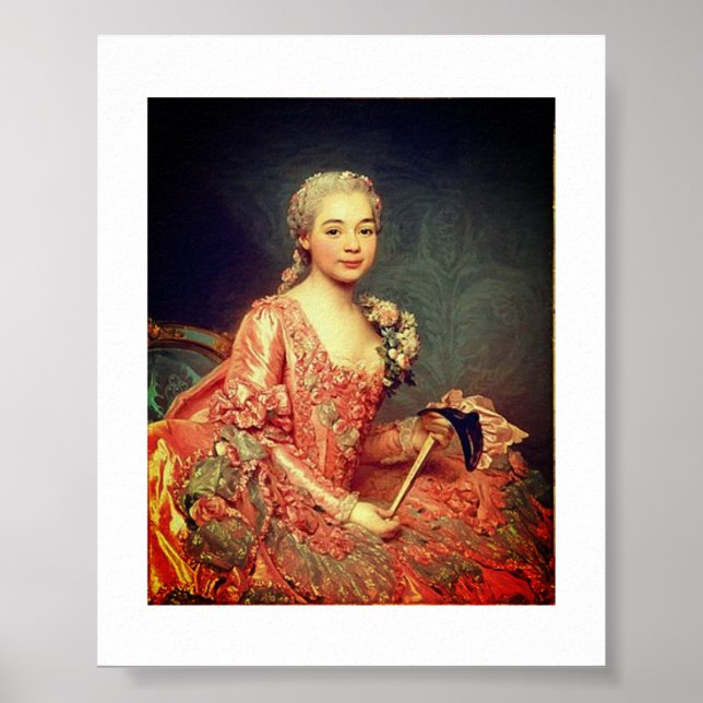 Alexander Roslin - Baroness de Neubourg-Cromière Poster (Front)