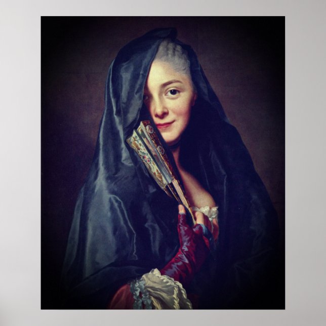 Alexander Roslin – The Lady with a Fan Poster (Front)