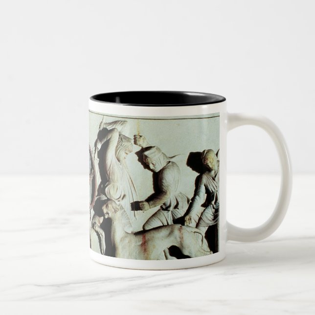 Alexander Sarcophagus Two-Tone Coffee Mug (Right)