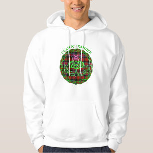 Alexander Scottish Tartan Celtic Thistle Hoodie