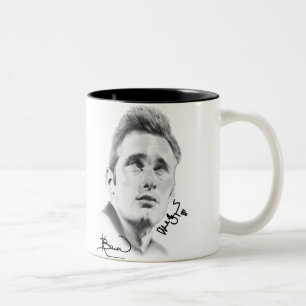 "Alexander Skarsgard" by Kristin Bauer Two-Tone Coffee Mug