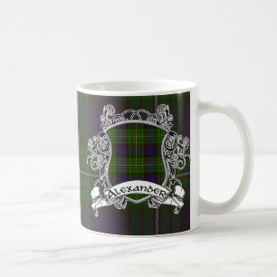 Alexander Tartan Shield Coffee Mug