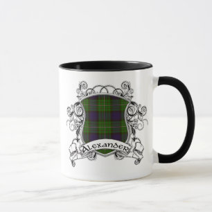 Alexander Tartan Shield Mug
