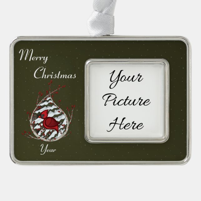 Alexander the Cardinal Frame Ornament (Front)