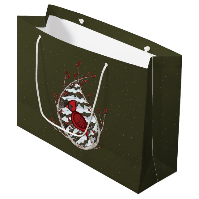 Alexander the Cardinal Gift Bag (Front Angled)
