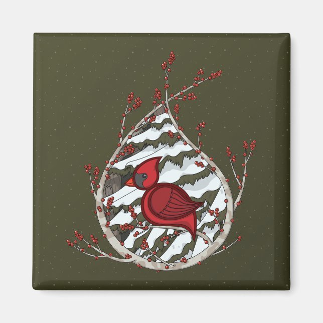 Alexander the Cardinal Magnet (Front)