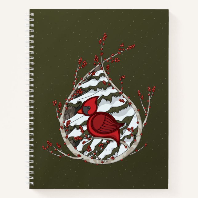Alexander the Cardinal Spiral Notebook (Front)