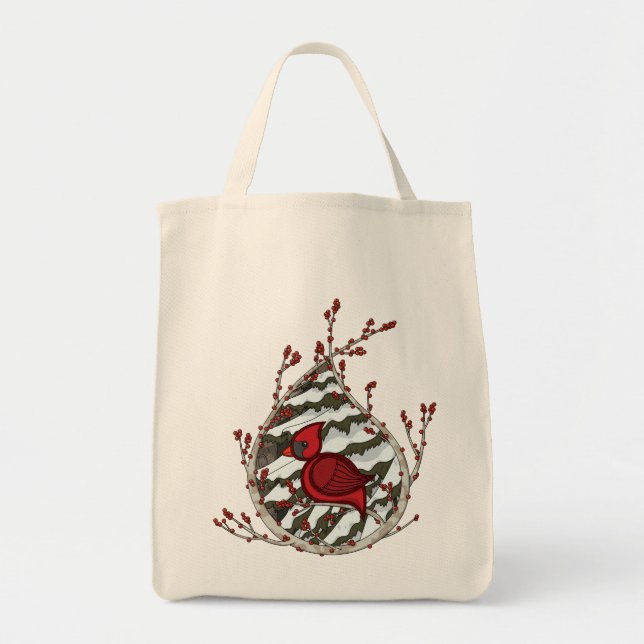 Alexander the Cardinal Tote Bag (Front)