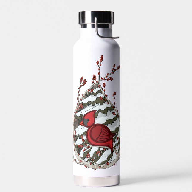 Alexander the Cardinal Water Bottle (Left)