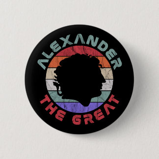 Alexander The Great 6 Cm Round Badge