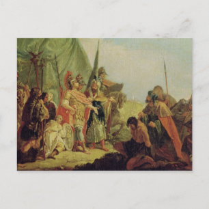 Alexander the Great and Porus Postcard