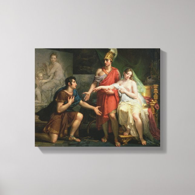Alexander the Great  Hands Over Campaspe Canvas Print (Front)
