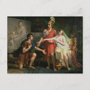 Alexander the Great Hands Over Campaspe Postcard