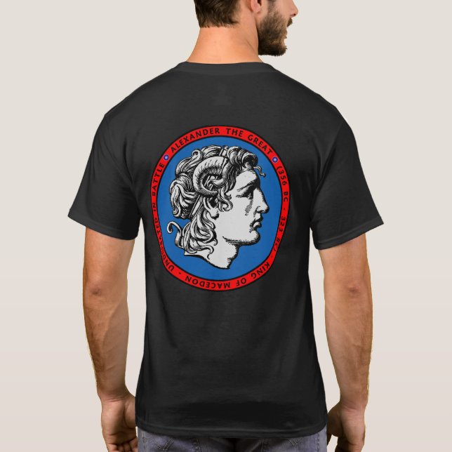Alexander the Great Portrait Seal Shirt (Back)