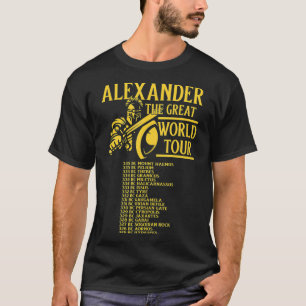 Alexander the Great World Tour history T-Shirt