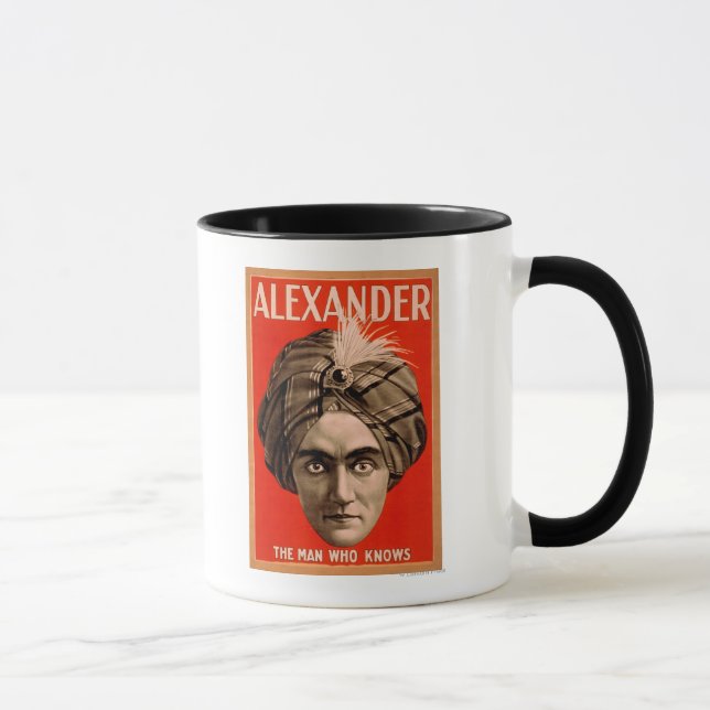 Alexander the Man who Knows Magic Poster Mug (Right)