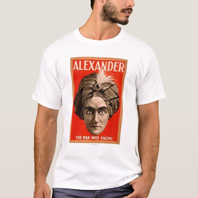 Alexander the Man who Knows Magic Poster T-Shirt (Front)