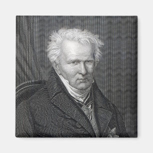 Alexander von Humboldt, engraved by C. Cook Magnet