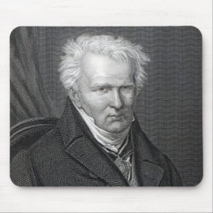 Alexander von Humboldt, engraved by C. Cook Mouse Mat