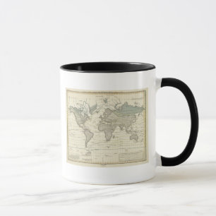 Alexander von Humboldt's system isothermal curves Mug