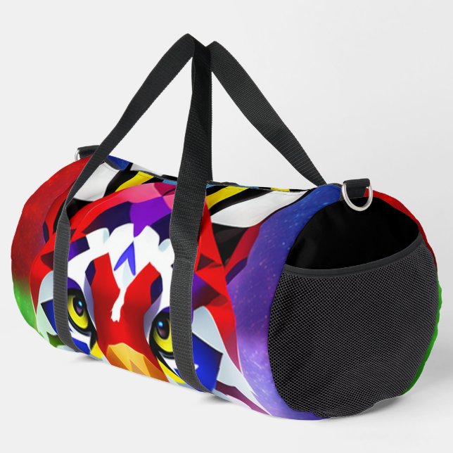 Alexander's Cat black duffel bag (Right Corner)