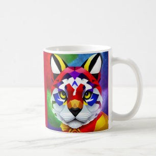 Alexander's Cat red left hand mug