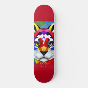 Alexander's Cat red skateboard