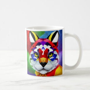 Alexander's Cat white left hand mug