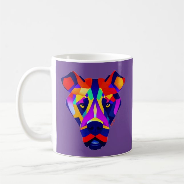 Alexander's Dog purple mug (Left)