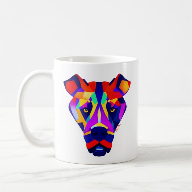 Alexander's Dog white mug (Left)