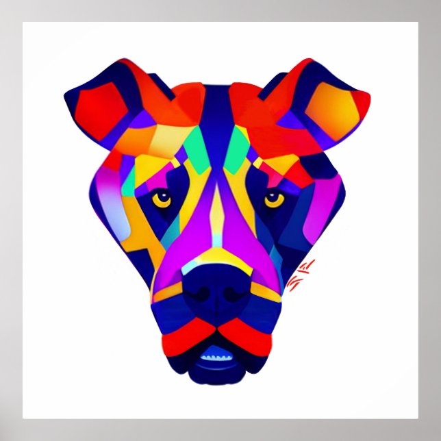 Alexander's Dog white value matte poster (Front)