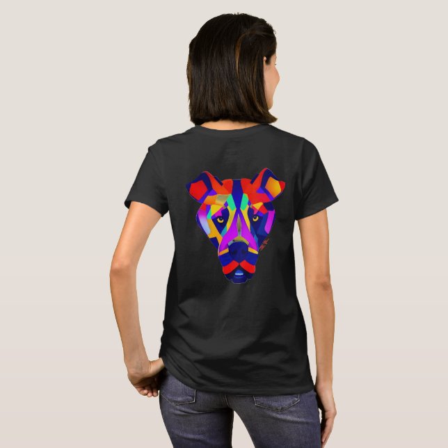 Alexander's Dog women black T-shirt back (Back Full)