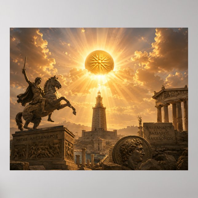 Alexander's Golden Dawn  Ancient Hellenistic  Poster (Front)