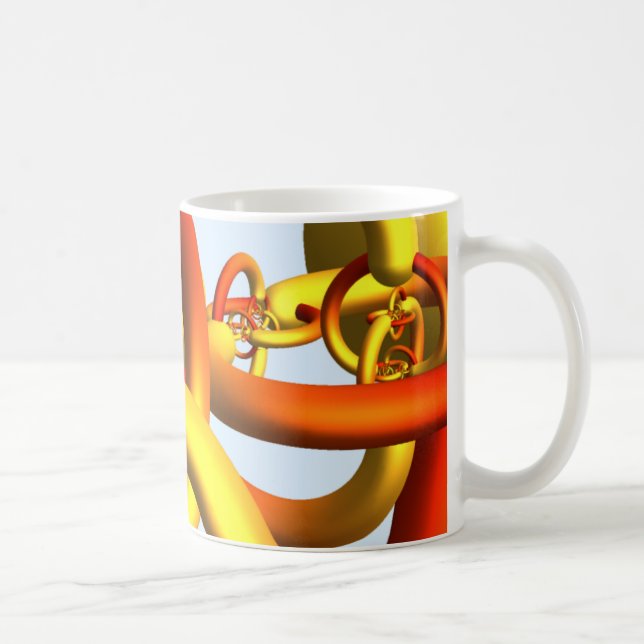 Alexander's Horned Sphere Mug - Warm Colours (Right)