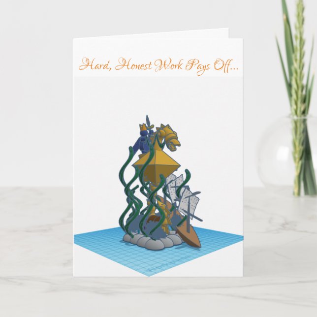 "Alexander's Triumph" Congratulatory Card (Front)