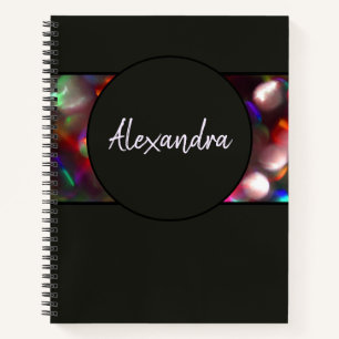 "Alexandra" Customizable Spiral Notebook