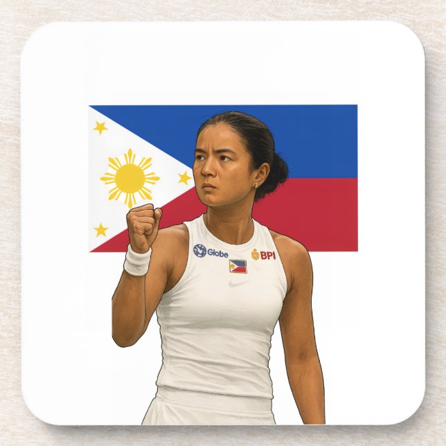 Alexandra Eala – Guadalajara Champion 2025 Coaster (Front)