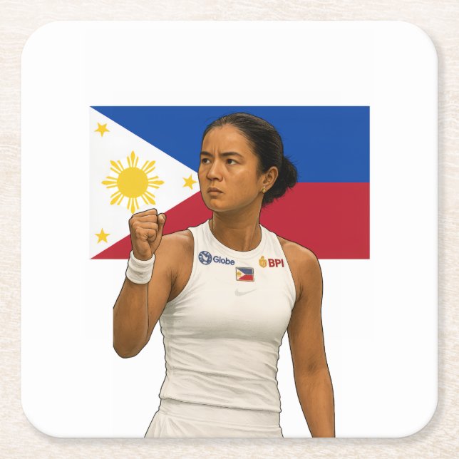 Alexandra Eala – Guadalajara Champion 2025 Coaster (Front)