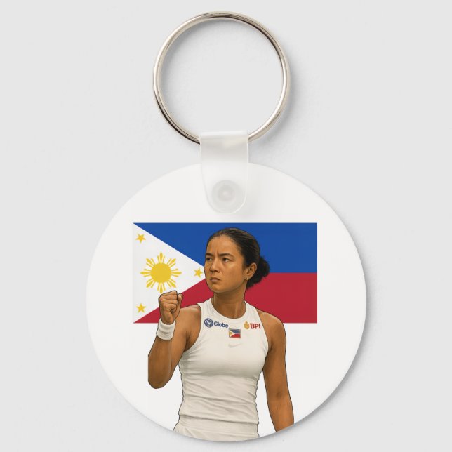 Alexandra Eala – Guadalajara Champion 2025 Key Ring (Front)