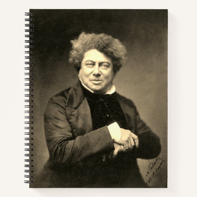 Alexandre Dumas Notebook (Front)