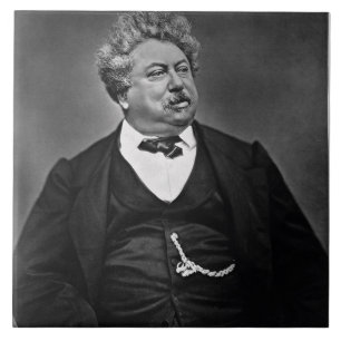 Alexandre Dumas pere (1802-70), from 'Galerie Cont Tile
