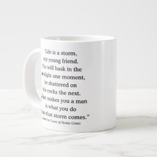 Alexandre Dumas Wisdom on Life Large Coffee Mug
