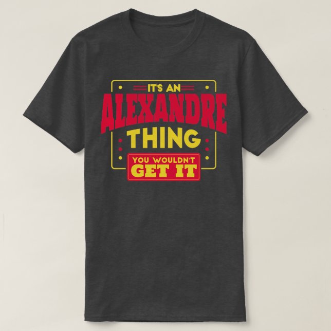 Alexandre T-Shirt (Design Front)