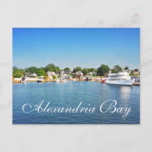 Alexandria Bay, New York, U.S.A. Postcard (Front)