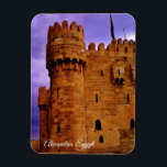 Alexandria, Egypt Magnet<br><div class="desc">An image of Qaitbay Citadel in Alexandria,  Egypt.</div>