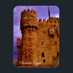 Alexandria, Egypt Magnet<br><div class="desc">An image of Qaitbay Citadel in Alexandria,  Egypt.</div>