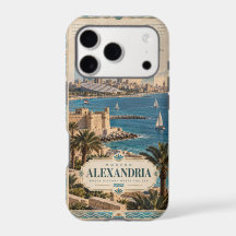 Alexandria Egypt Mediterranean Art IPhone Case