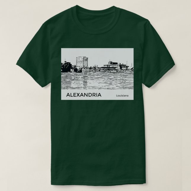 Alexandria Louisiana TShirt (Design Front)
